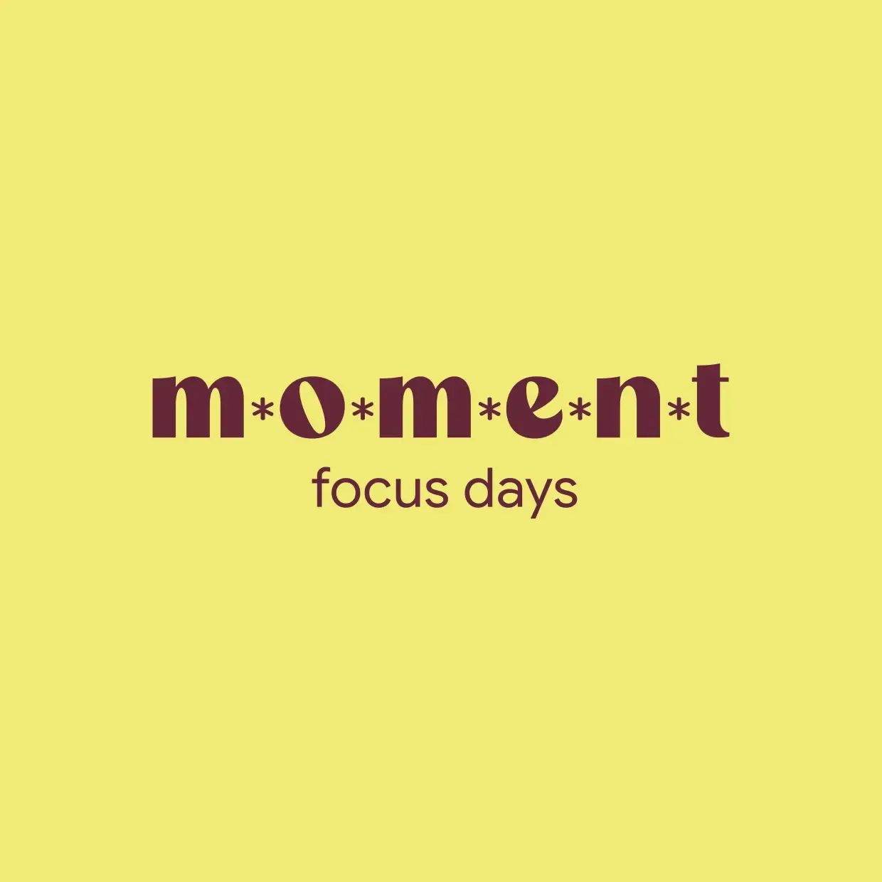 logo moment focus days
